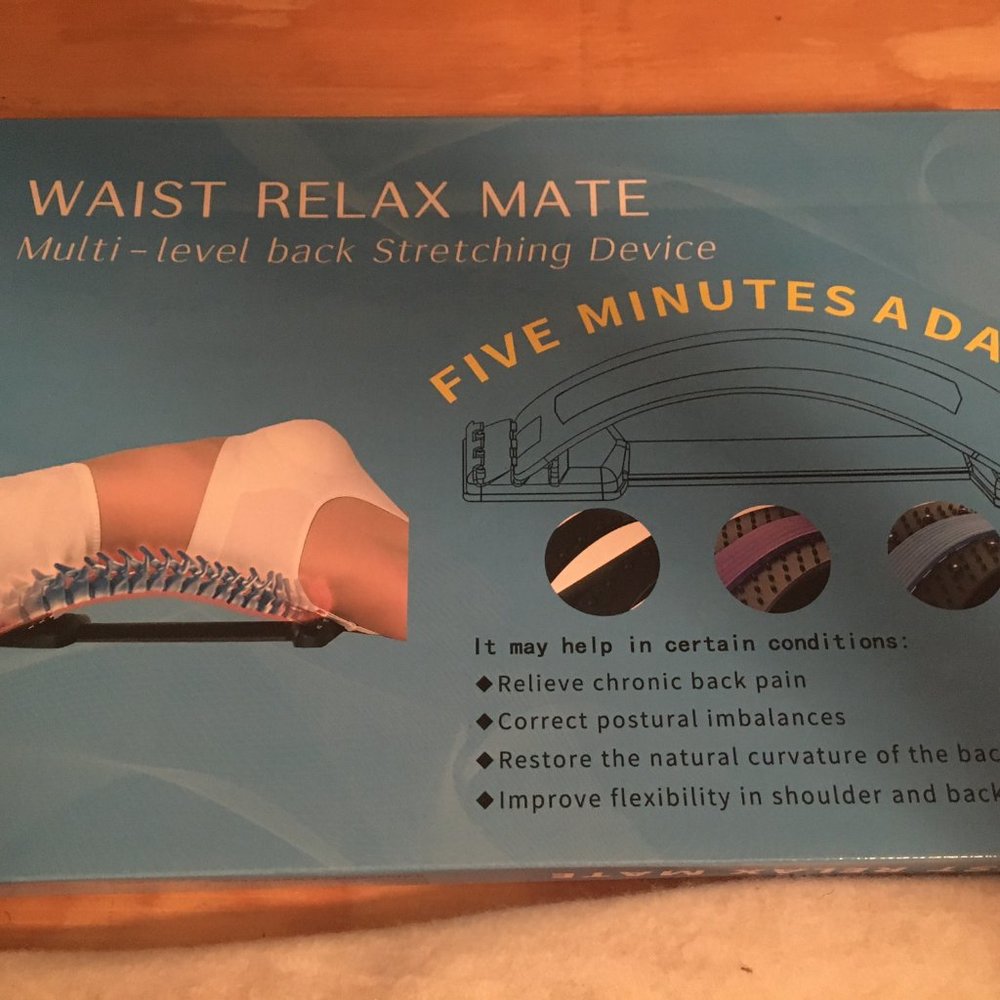 Waist Relax Mate Multi Level Back Stretching Device Relieve Chronic Pain